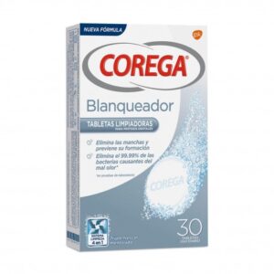 202309 - COREGA BLANQUEADOR LIMPIEZA PROTESIS DENTAL 30 T